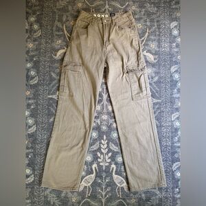 SONG Women's Tan 90s Boyfriend Jeans